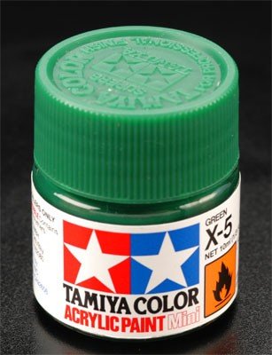 Tamiya X5 Green (81505) Acrylic paint 10ml – zdjęcie 2