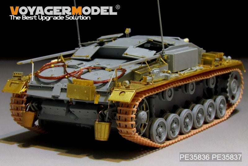 Voyager Model PE35837 WWII German StuG.III Ausf.E fenders For DRAGON 6688 1/35 – zdjęcie 2