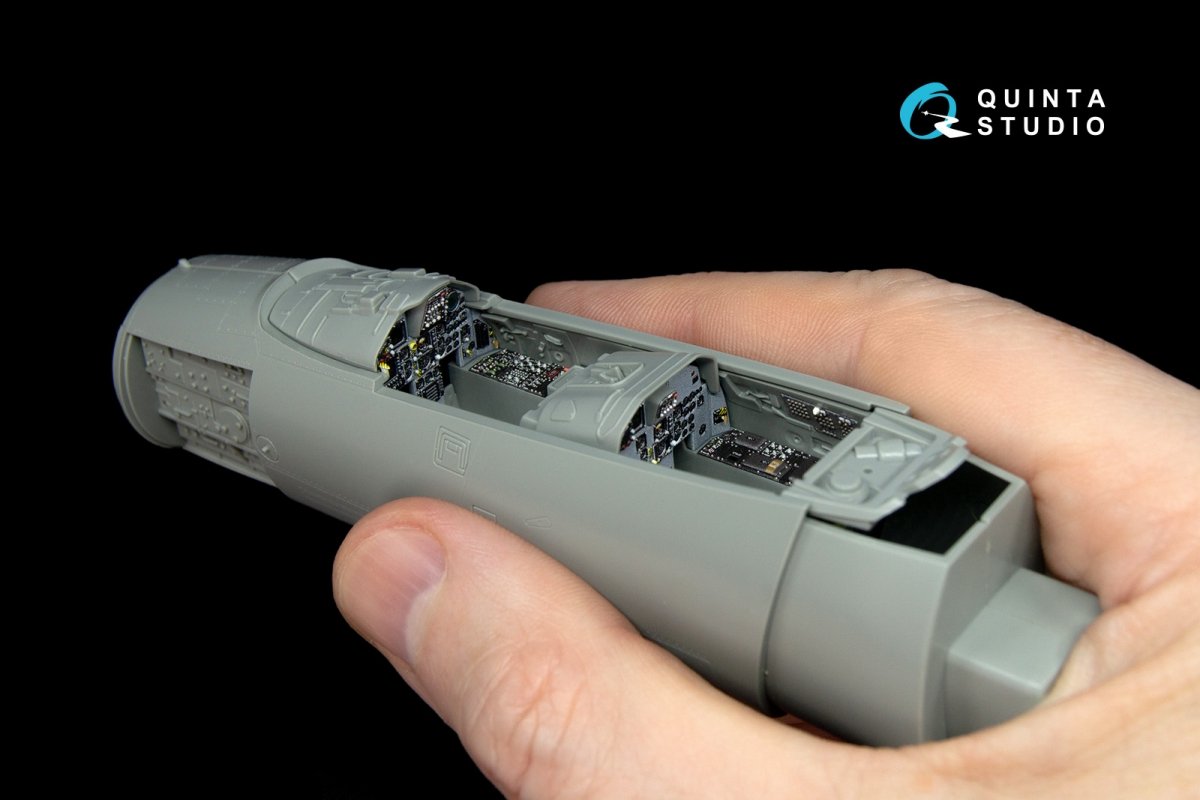 Quinta Studio QD48041 F-15D 3D-Printed &amp;amp; coloured Interior on decal paper (for GWH kit) 1/48 – Bild 4
