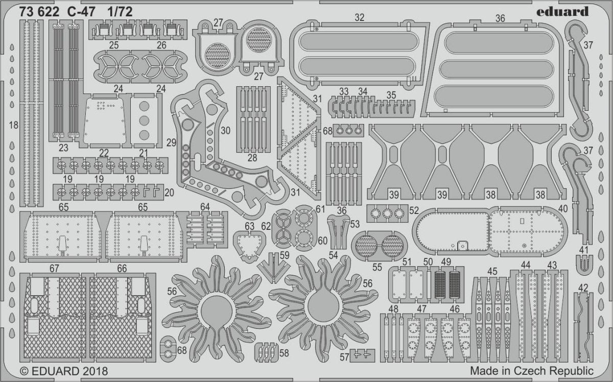 Eduard 73622 C-47 HOBBY BOSS 1/72 – zdjęcie 2