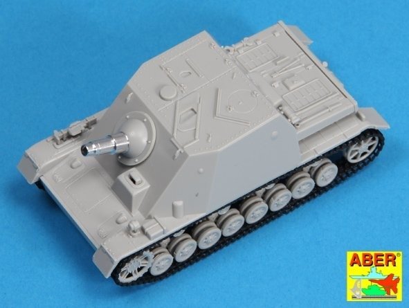 Aber 72L-44 Lufa 15cm StuH 43 do działa pancernrgo Stu.Pz. IV BRUMBAR – późna wersja / German 15cm StuH 43 Barrel for Stu.Pz. IV BRUMBAR – middle/late version 1/72 – zdjęcie 8