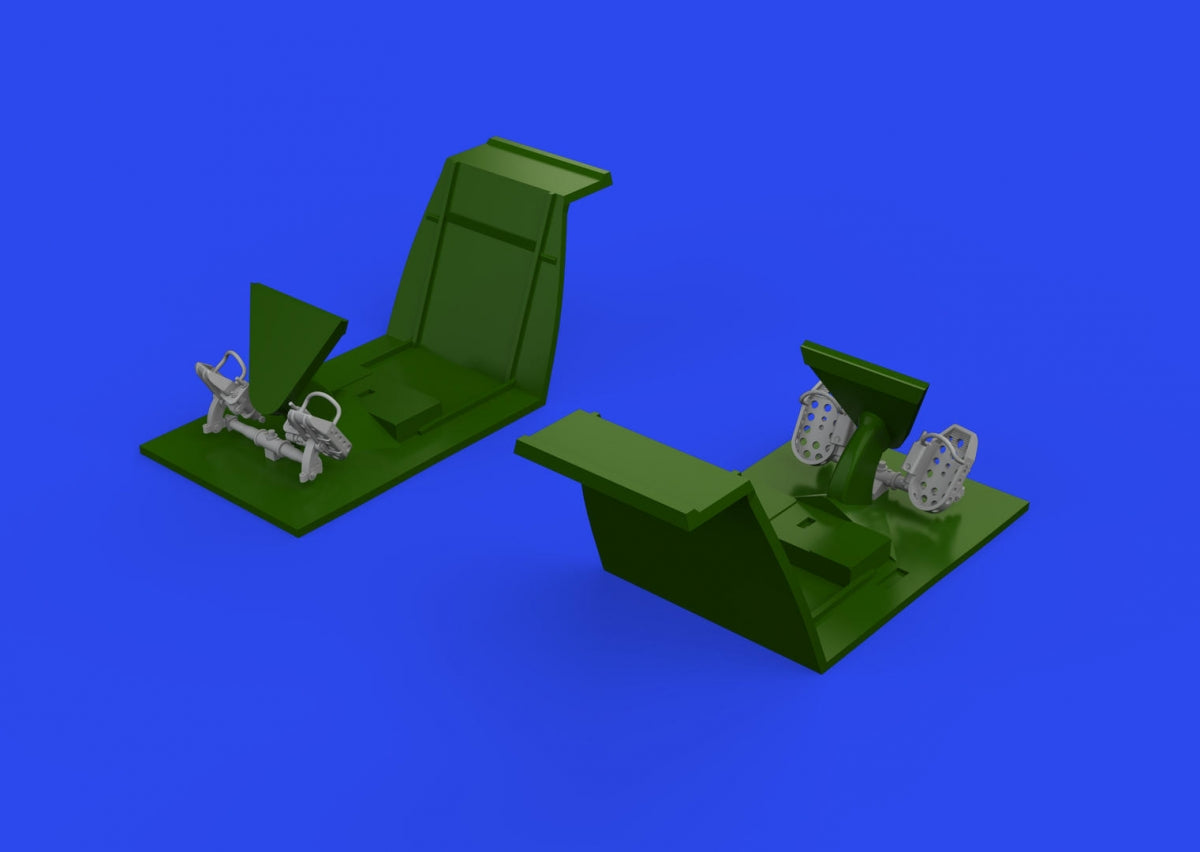 Eduard 632193 Bf 109E rudder pedals late PRINT 1/32 – image 2