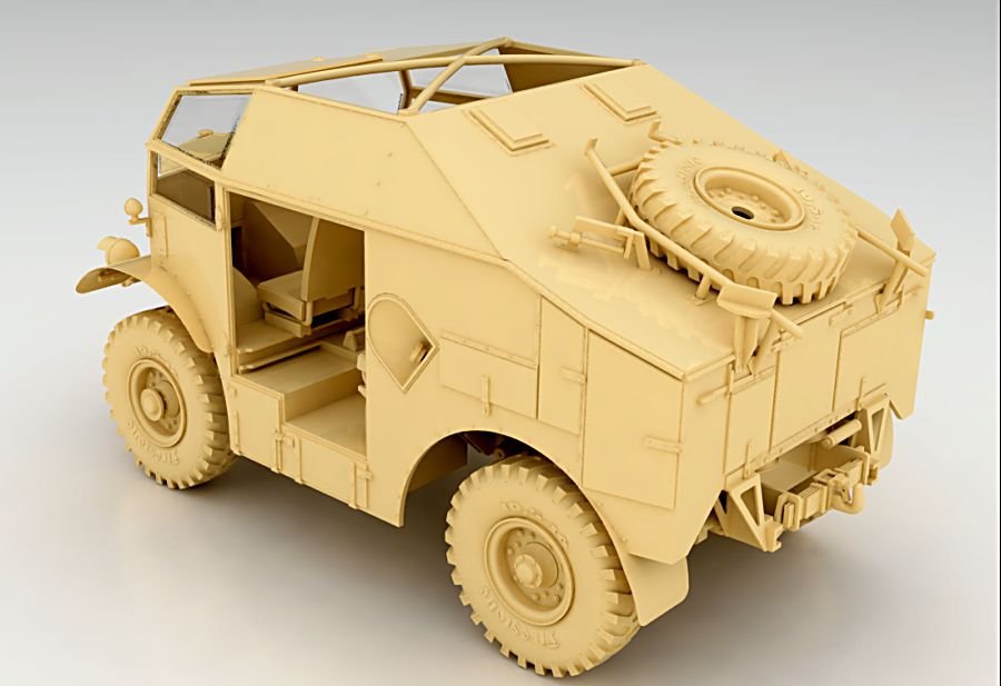Mirror Models 35401 BRITISH MORRIS C8 QUAD MK III LATE 1/35 – image 4