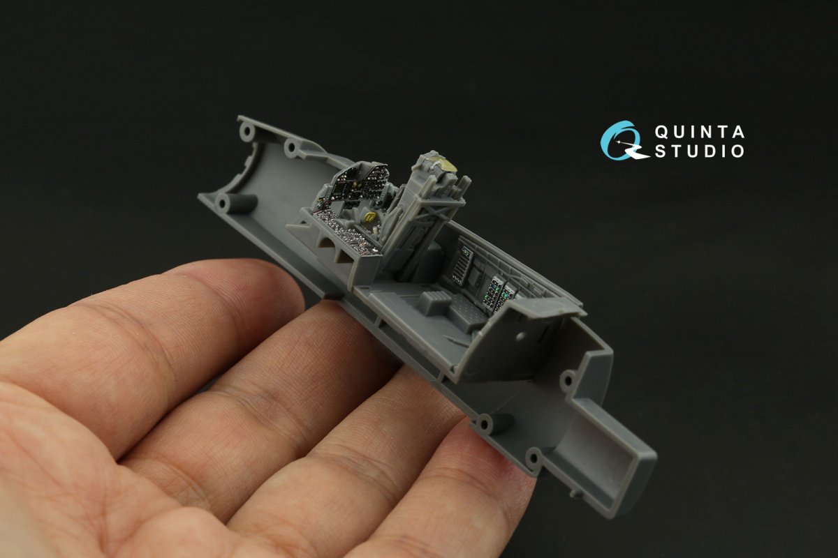 Quinta Studio QD72068 F-15C Late/F-15J Late 3D-Printed &amp;amp; coloured Interior on decal paper (GWH) 1/72 – zdjęcie 4