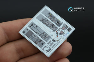 Quinta Studio QDS+48518 Tornado IDS 3D-Printed coloured Interior on decal paper (Italeri) (small version) (with 3D-printed resin parts) 1/48 – zdjęcie 5