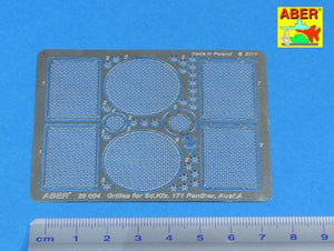 Aber 25004 PzKpfw V Ausf.A/D grilles 1/25 – zdjęcie 2