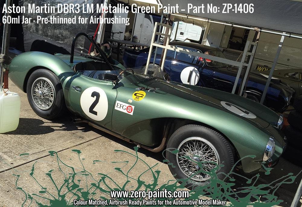 Zero Paints ZP-1406 - Aston Martin DBR3S LM Metallic Green Paint 60ml – zdjęcie 6