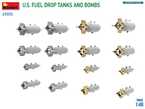 MiniArt 49015 U.S. FUEL DROP TANKS AND BOMBS 1/48 – zdjęcie 7
