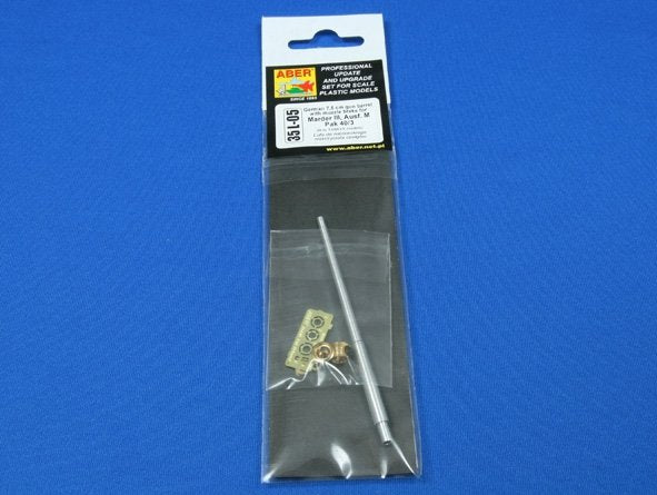 Aber 35L-005 Lufa z hamulcem wylotowym Pak 40/3 do Mardera III M Tamiya 1/35 – zdjęcie 3