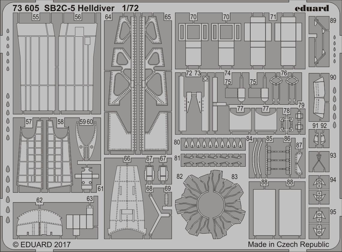 Eduard 73605 SB2C-5 Helldiver SPECIAL HOBBY 1/72 – zdjęcie 2