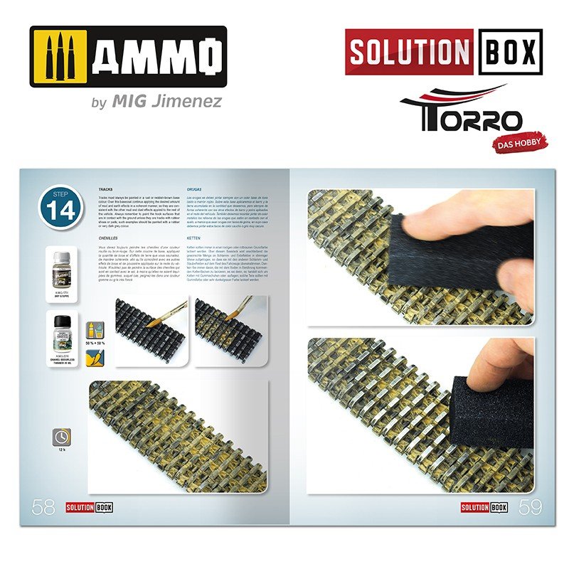 AMMO of Mig Jimenez 2414300000 SOLUTION BOX – WWII GERMAN TANKS – zdjęcie 12