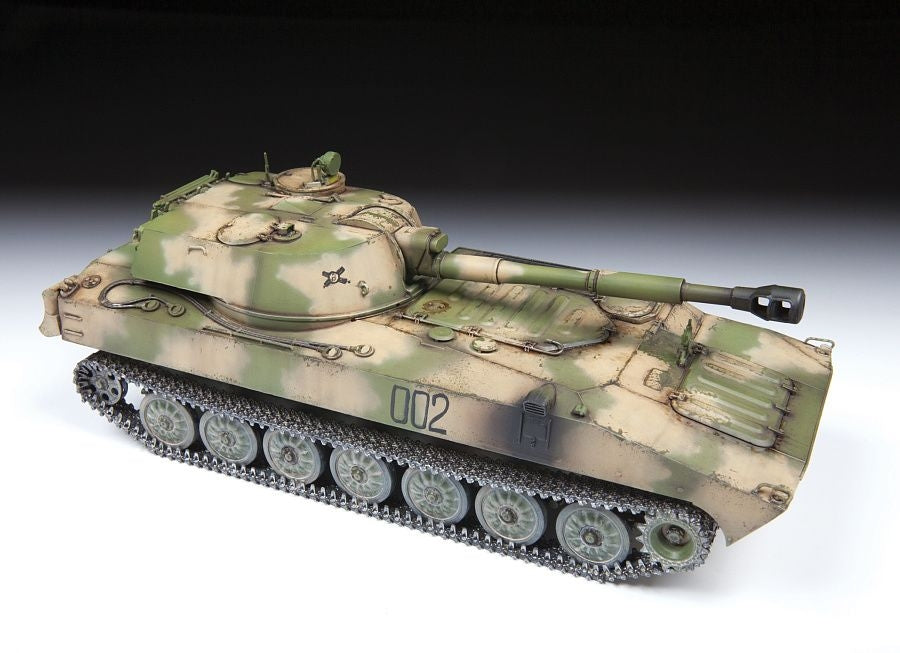 Zvezda 3660 2S1 Gvozdika Self propelled Howitzer - polskie oznaczenia 1/35 – immagine 7
