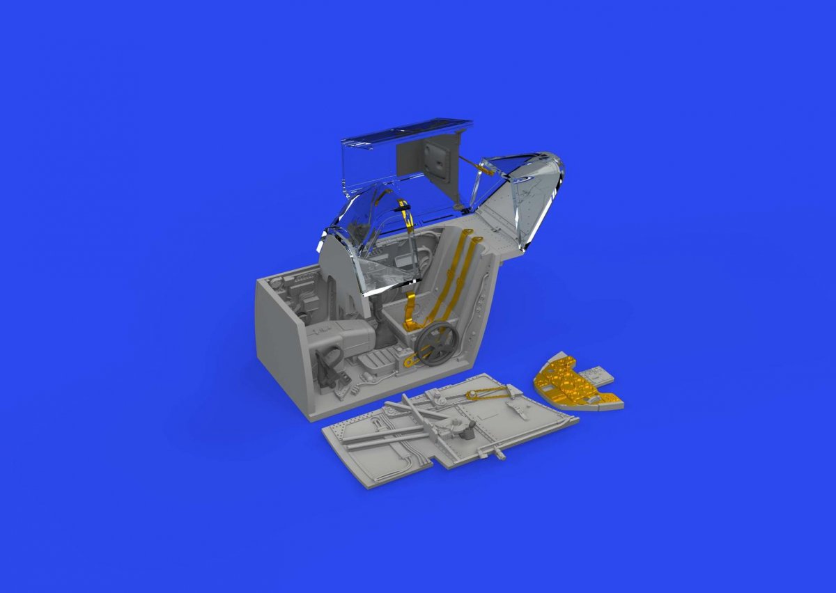 Eduard 648876 Bf 109F cockpit PRINT EDUARD 1/48 – zdjęcie 3
