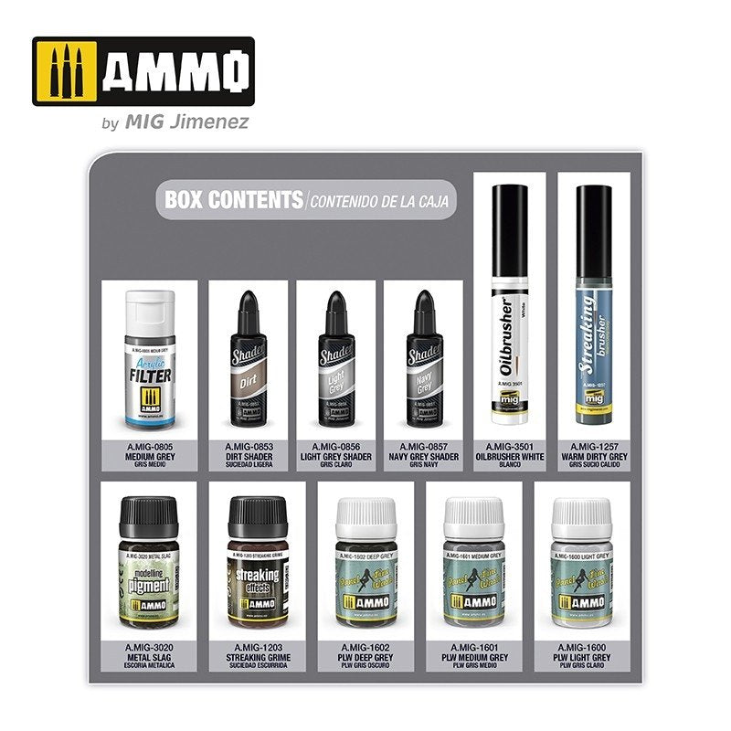 AMMO of Mig Jimenez 7810 SUPER PACK Carrier Deck Aircraft Solution Set – zdjęcie 2