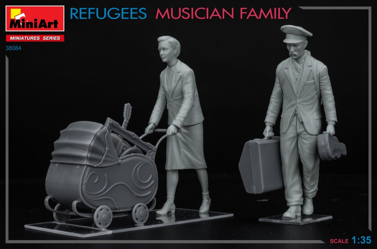 MiniArt 38084 REFUGEES. MUSICIAN FAMILY 1/35 – image 3