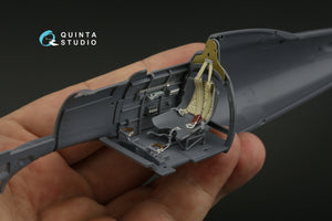 Quinta Studio QD32201 Macchi MC.202 Folgore Early 3D-Printed &amp;amp; colored Interior on decal paper (Italeri) 1/32 – image 5