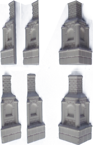 RT-Diorama 35017 Bridge Pillars (6pcs) 1/35 – zdjęcie 2