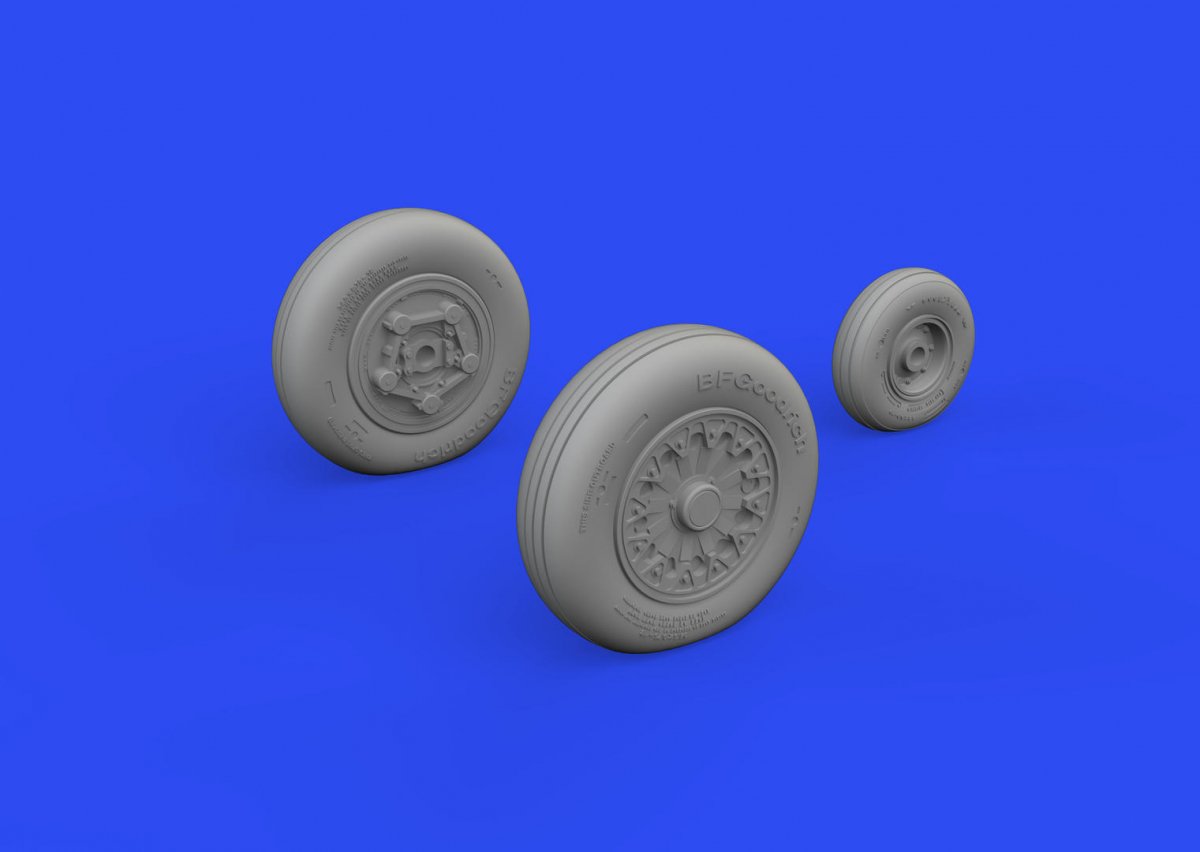 Eduard 648743 F-15A/B wheels GWH 1/48 – zdjęcie 2