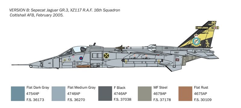 Italeri 1459 Jaguar GR.1/GR.3 RAF 1/72 – zdjęcie 6