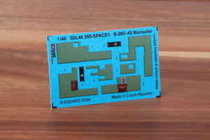 Eduard 3DL48295 B-26C-45 Marauder cockpit insulation &amp;amp; armour plates SPACE for ICM 1/48 – obrázek 2