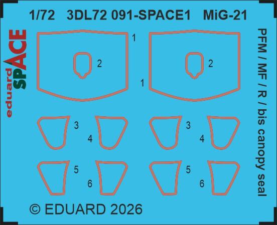 Eduard SIN67239 MiG-21 R Big Sin Set for EDUARD 1/72 – Bild 2
