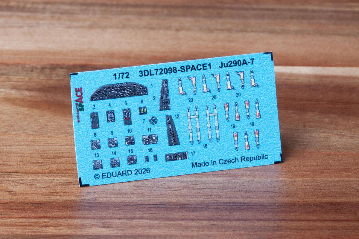 Eduard 3DL72098 Junkers Ju-290 A-7 Space Set for REVELL 1/72 – zdjęcie 3