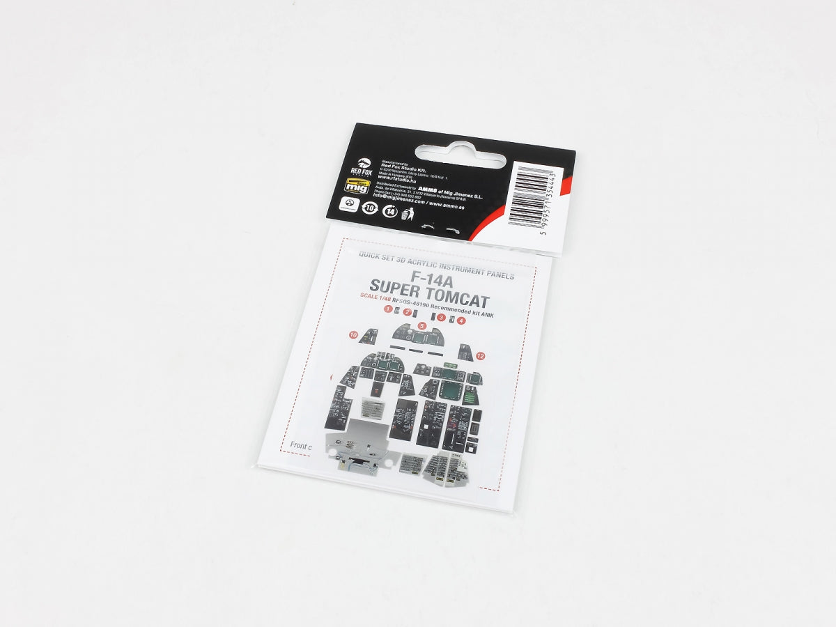 Red Fox Studio QS-48190 Grumman F-14D Super Tomcat for AMK 3D colored resin IP 1/48 – zdjęcie 2