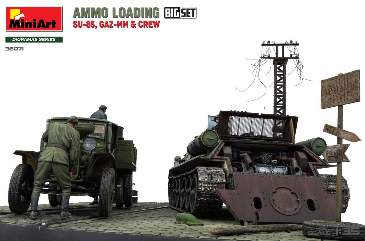 Miniart 36071 AMMO LOADING. SU-85, GAZ-MM and CREW. BIG SET 1/35 – zdjęcie 6