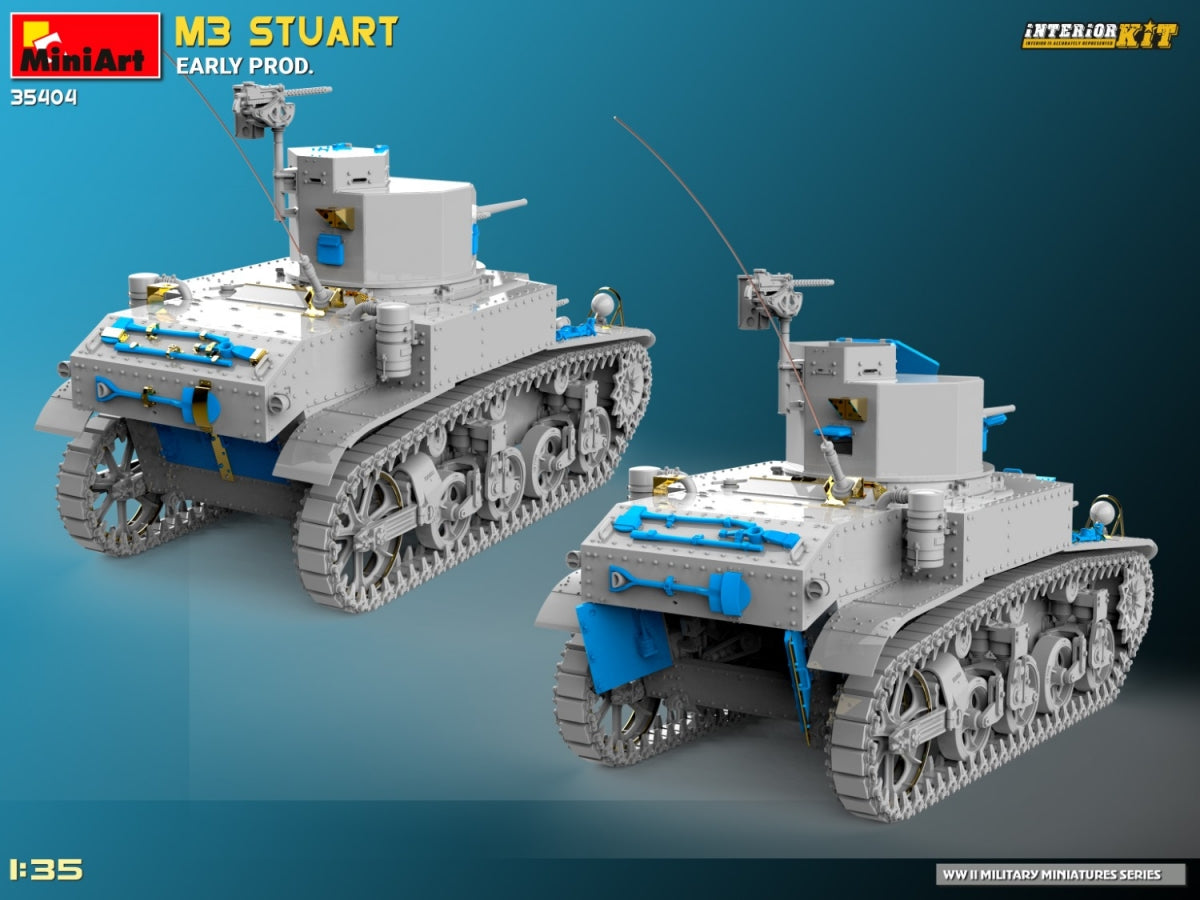 MiniArt 35404 M3 STUART EARLY PROD. INTERIOR KIT 1/35 – image 6