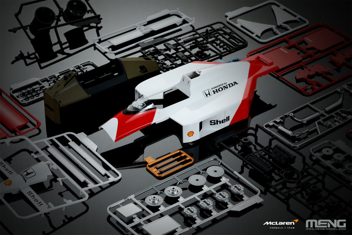 Meng Model RS-005 McLaren MP4/4 1988 (Pre-Colored Edition) 1/12 – zdjęcie 2