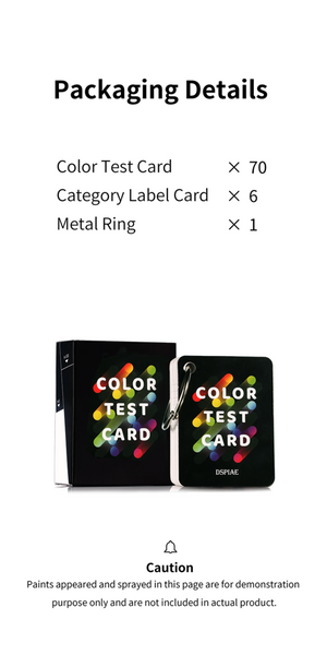 DSPIAE CC-01 Color Test Card Keychain Model Tool – image 3