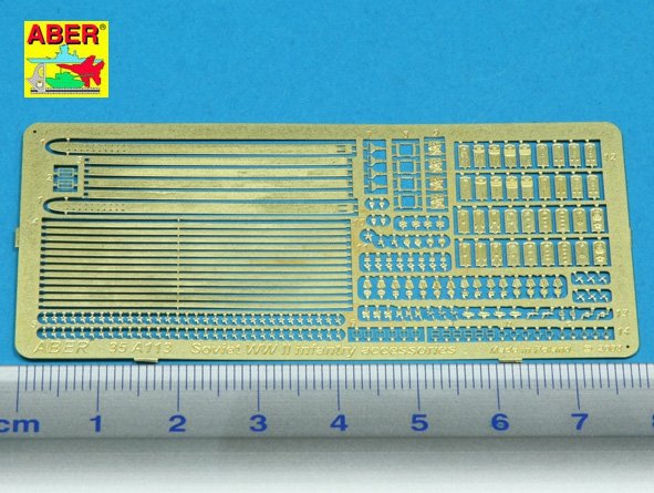 Aber 35A113 Soviet WW II infantry accessories 1/35 – zdjęcie 2