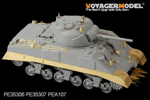 Voyager Model PE35307 WWII US army M4 Mid Tank Skirts For DRAGON 6511 and 6579 1/35 – imagen 5