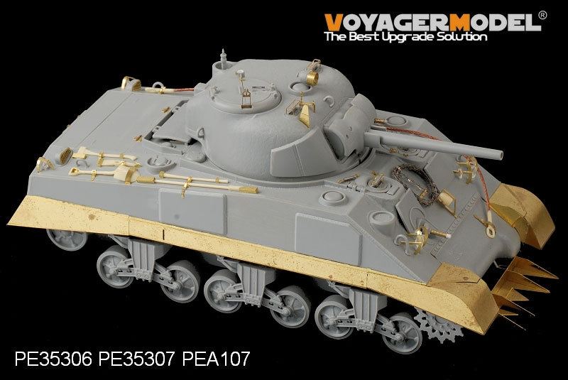 Voyager Model PE35307 WWII US army M4 Mid Tank Skirts For DRAGON 6511 and 6579 1/35 – imagen 5