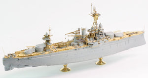 Pontos 35023FN USS BB-34 New York 1944 Detail-up set (w/Teak Tone Deck, Barrels, Resin, PE) – image 3