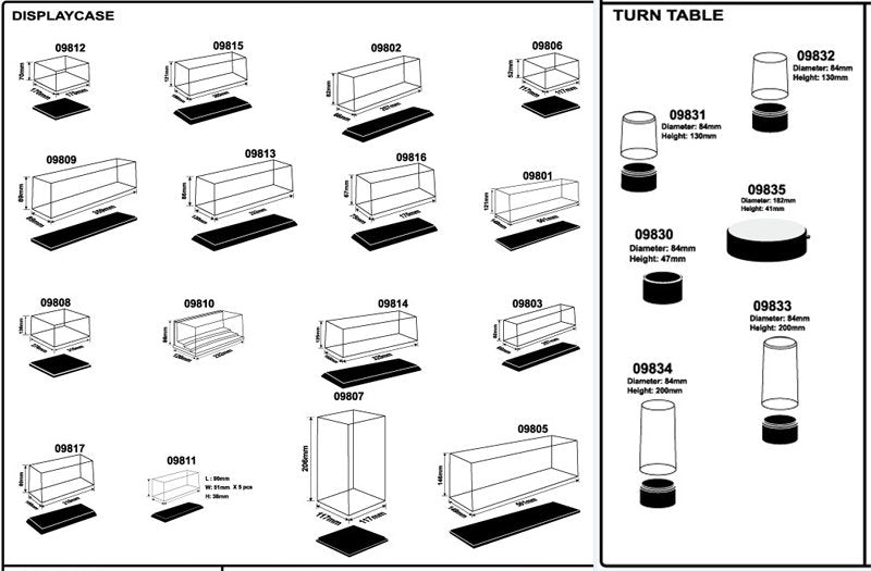Trumpeter 09809 DISPLAY CASE 359mm x 89mm x 89mm – zdjęcie 3