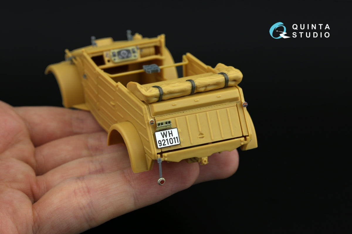 Quinta Studio QD+35143 Kubelwagen Type 82 3D-Printed &amp;amp; coloured Interior on decal paper (Hero) (with 3D-printed resin parts)1/35 – zdjęcie 13