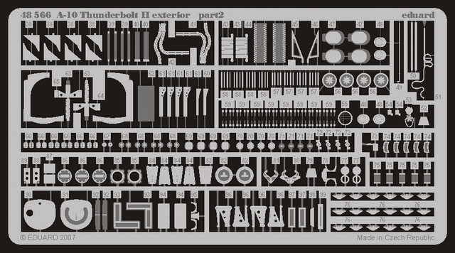 Eduard 48566 A-10 exterior 1/48 (ITALERI) – zdjęcie 2