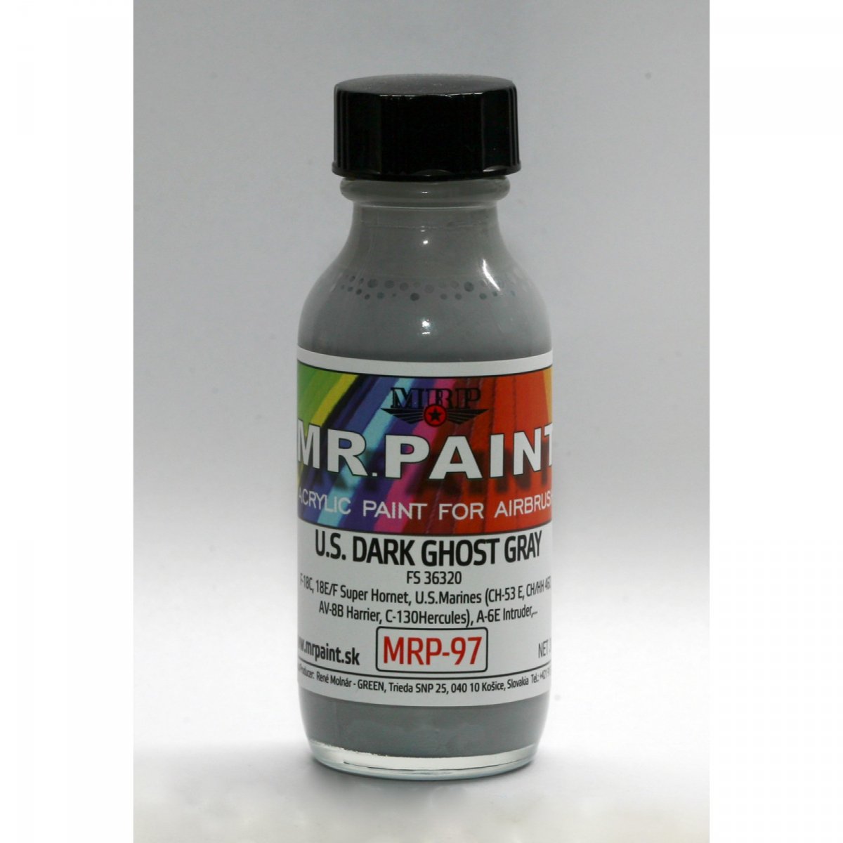 MR. Paint MRP-097 U.S. DARK GHOST GRAY FS36320 30ml – immagine 2