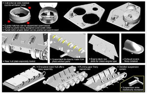 Dragon 6584 T-34/76 Mod.1943 w/Commander Cupola No.112 Factory 1/35 – zdjęcie 5