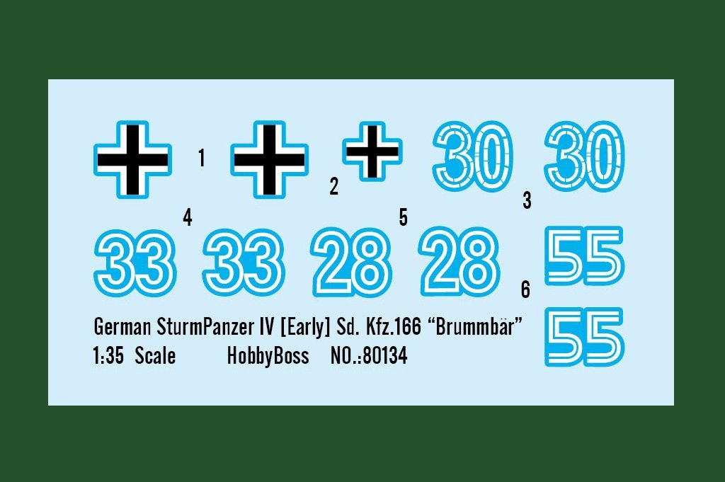 Hobby Boss 80134 German SturmPanzer IV early Sd. Kfz.166 Brummbar – zdjęcie 3