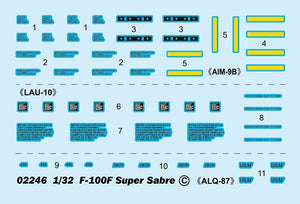 Trumpeter 02246 F-100F Super Sabre 1/32 – zdjęcie 19