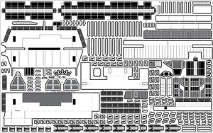 Pontos 35005F1 USS CV-14 Toconderoga 1944 Detail Up Set 1/350 – image 18