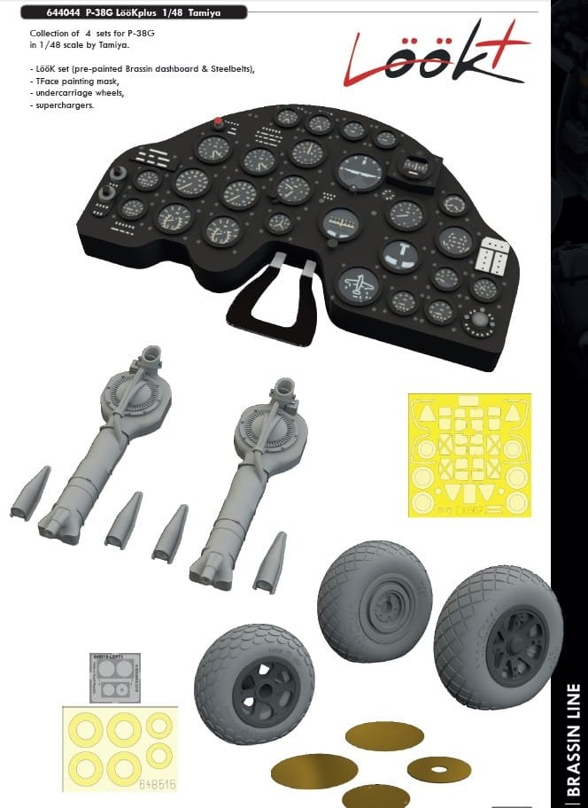 Eduard 644044 P-38G LööKplus 1/48 TAMIYA – immagine 2