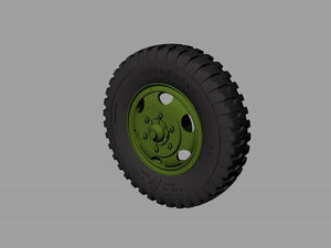 Panzer Art RE35-529 M35&amp;amp;M109 trucks road wheels (Goodyear) 1/35