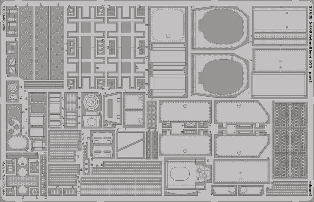 Eduard 53038 S-100 Schnellboot ITALERI 1/35 – image 2