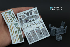 Quinta Studio QD+32230 Tornado IDS Italian 3D-Printed &amp;amp; coloured Interior on decal paper (Italeri) (with 3D-printed resin parts) 1/32 – zdjęcie 2