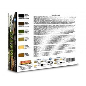 Lifecolor CS02 Acrylic paint set NATO Vehicles 6x22ml – image 2
