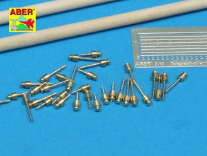 Aber 35D10 Telegraph - pillar set for 2 cross bars with 16 insulators each 1/35 – zdjęcie 2
