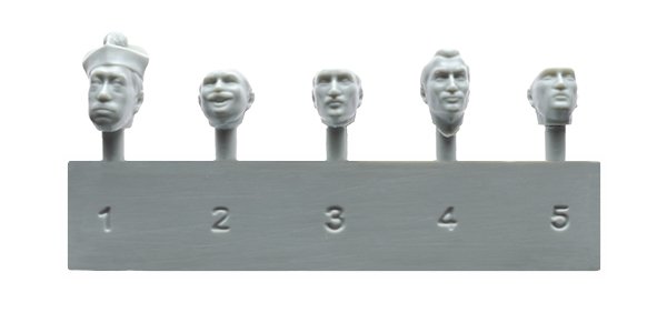 Miniart 38037 French Civilians 30-40s. (resin heads) 1/35 – image 2